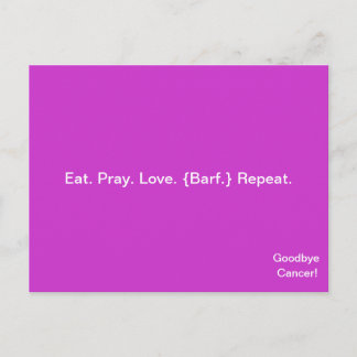 CANCER DE BONNE CAUSE ! Carte postale par April Mc