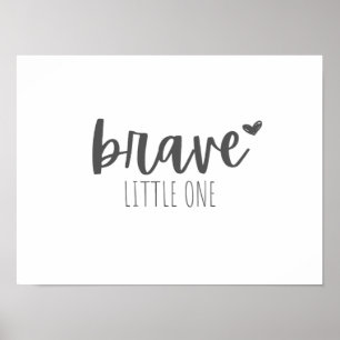 cancer de l'enfance brave petit un Poster & Imprim
