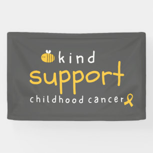 cancer de l'enfance être gentil soutien bannière