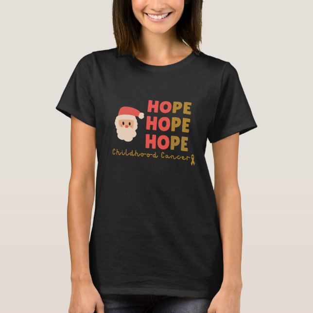 cancer de l'enfance Noël espoir Femen T-shirt (Devant)