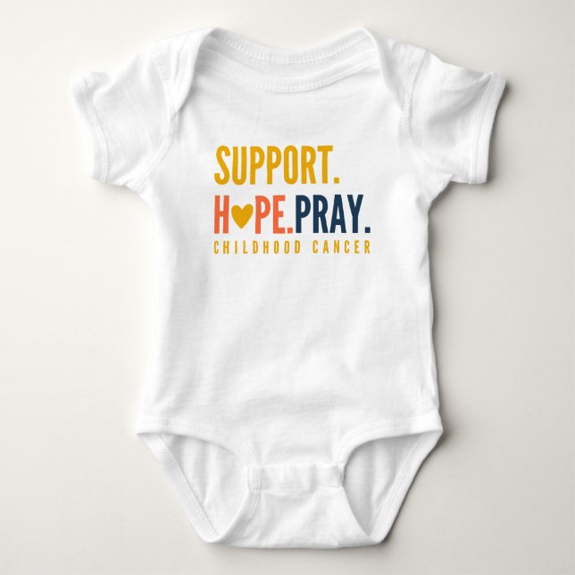 cancer de l'enfance soutien espoir prier Baby Body (Devant)