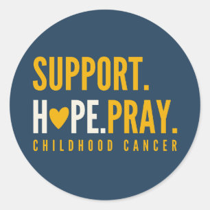 cancer de l'enfance soutien espoir prier Stickers