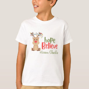cancer de l'enfance. T-shirt enfant de Noël person