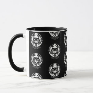 Cancer du chat Mug noire Zodiaque, Astrologie, Cha