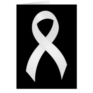 Cancer du poumon Ribbon blanc