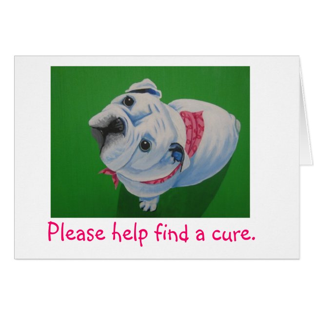 cancer du sein, chien de taureau (Devant Horizontal)