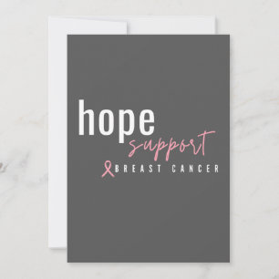 cancer du sein. espoir soutien Invitations