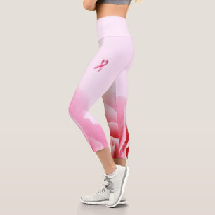 Cancer du sein Ruban et Leggings rose
