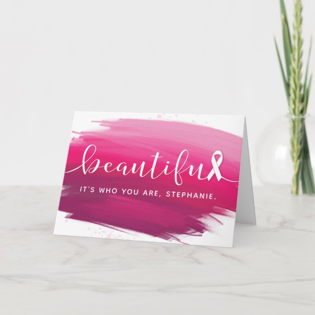 Cancer du sein Survivant Vous êtes belle carte (Devant)