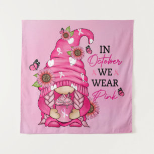 Cancer du sein Tapisserie Gnome