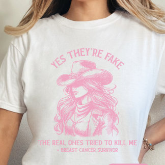 Cancer Fighter T-shirt, Breast Cancer Survivor  Tri-Blend Shirt