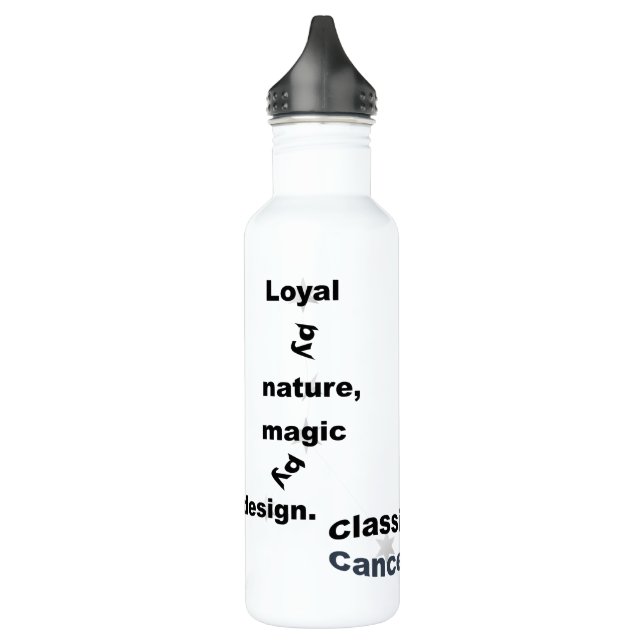 Cancer Fun & Inspiring Design for Daily Use & Gift Edelstahlflasche (Links)