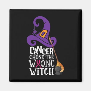 Cancer Irgendwas The Wrong Witch Breast Cancer Hal Magnet