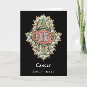 Cancer Khamsa Note Card Karte