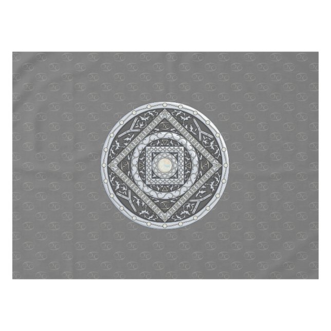 Cancer Mandala Nappe (Devant (Horizontal))