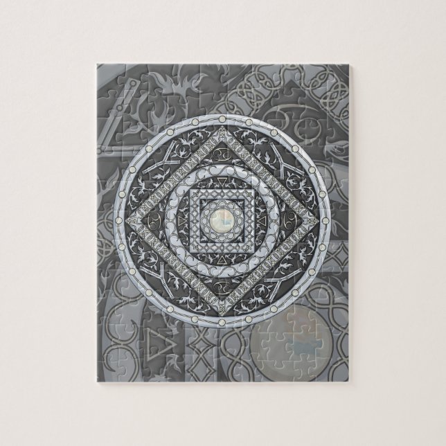 Cancer Mandala Puzzle (Vertikal)