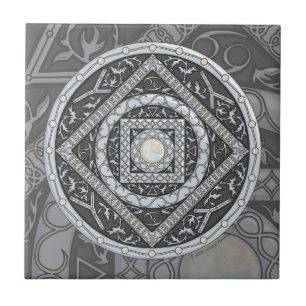 Cancer Mandala Tile Fliese