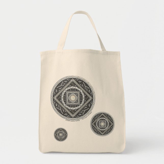 Cancer Mandala Tote Bag Tragetasche (Vorne)