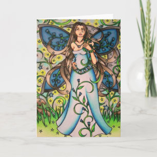 Cancer MoonChild Fairy Goddess Karte