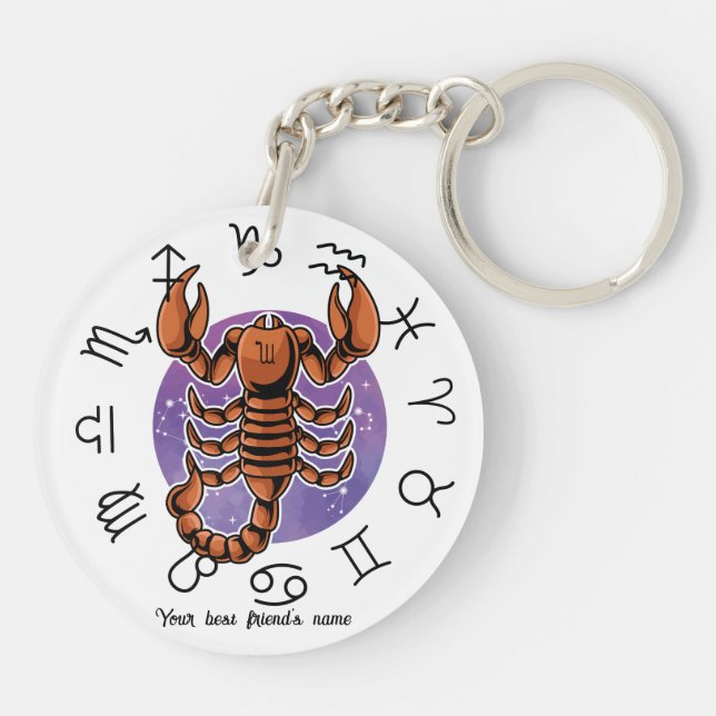Cancer & Scorpio Acrylic Keychain (Dos)