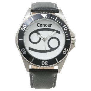 Cancer Signe du zodiaque. Montres pour hommes.