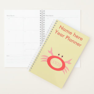 Cancer Star Schildkröte Custom Planner Planer