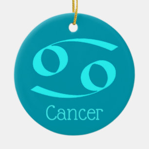 Cancer Sun signieren Zodiac-Symbol Keramik Ornament