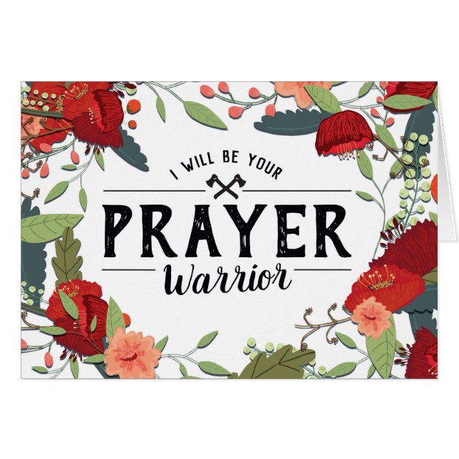 Cancer Support, Religieux, Je suis votre guerrier  (Devant horizontal)