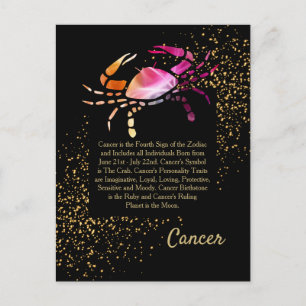 Cancer the Crab Postkarte