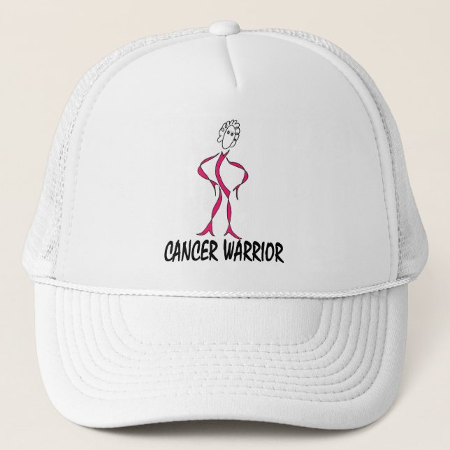 CANCER WARRIOR HAT TRUCKERKAPPE (Vorderseite)