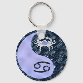 Cancer Yin Yang Schlüsselanhänger