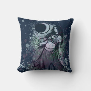 Cancer Zodiac MoonChild Goddess Bly Dancer Kissen