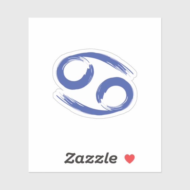 CANCER Zodiac Sign June Sommerastrologie Aufkleber (Blatt)