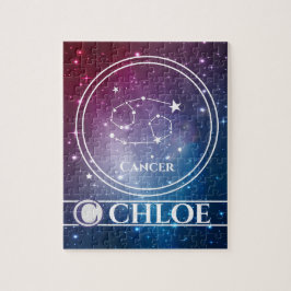 CANCER Zodiac Sign Lila Night Sky Stars Name