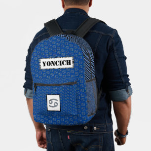 Cancer Zodiac Symbol Element von Kenneth Yoncich Bedruckter Rucksack