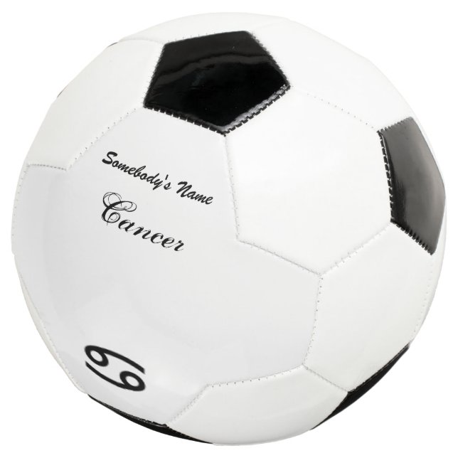 Cancer Zodiac Symbol Standard von Kenneth Yoncich Fußball (Dreiviertel)