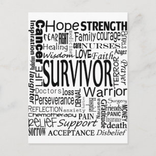 CancerWords Postkarte