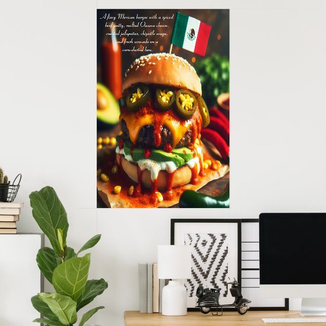 Cancun Chipotle Crave 24x36 Poster (Heimbüro)