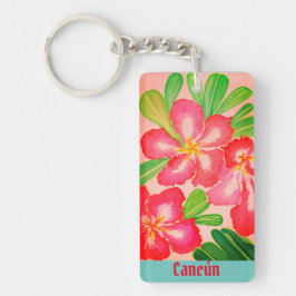 Cancún Desert Rose Souvenir Schlüsselanhänger