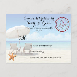 Cancun Hochzeit in Urlaubsort UAWG Postkarte