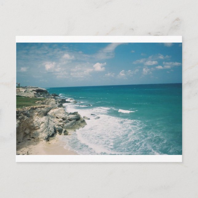 Cancun-Küste Postkarte (Vorderseite)