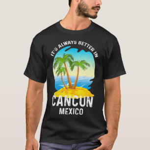 Cancun Mexico 2021 Beach Cancun Vacay Summer Vacat T-Shirt