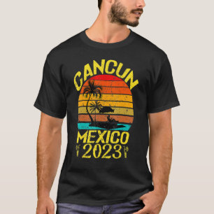 Cancun Mexico 2023 Souvenir Familie Matching Vacat T-Shirt