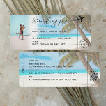 CANCUN Mexico Beach Boarding Pass QR Foto Hochzeit Einladung<br><div class="desc">Sie suchen die perfekte Einladung, Ihre Hochzeit in Urlaubsort in Cancun, Mexiko, bekannt zu geben? Genießen Sie den atemberaubenden Boarding, der mit einem Pass inspiriert wird und mit einem herrlichen Foto eines glücklichen Paares und einer wunderschönen Strandlandschaft mit kristallklarem Meer und schimmernden Palmen aufwartet. Diese Einladung ist der perfekte Weg,...</div>