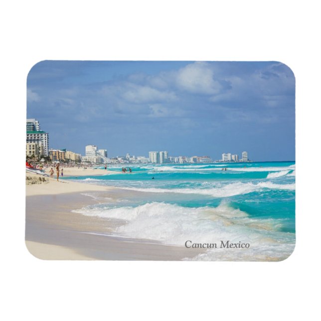 Cancun Mexico Beach Magnet (Horizontal)