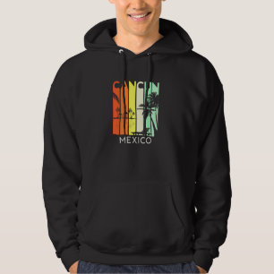 Cancun Mexico Retro Mexican Resort Vacation Girls Hoodie