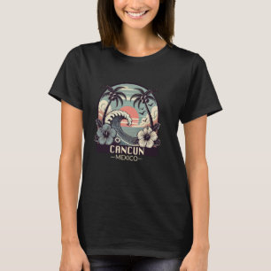 Cancun Mexico Souvenir Familie Matching Urlaub T-Shirt