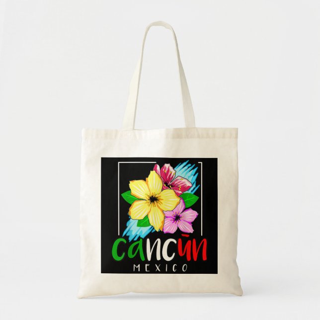 Cancun Mexico Souvenir Geschenk Frühjahrspause Som Tragetasche (Vorne)