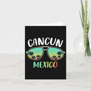 Cancun Mexico Souvenir Shirt Family Matching Vacat Karte
