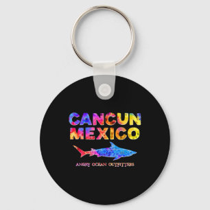 Cancun Mexico T Shirt Hai Fischen T-Shirt Schlüsselanhänger